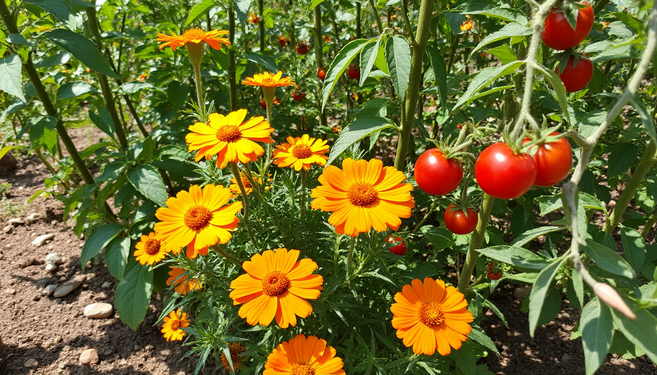 ontdek handige tips voor het planten van afrikaantjes bij tomaten om je tuin gezond en pestvrij te houden.