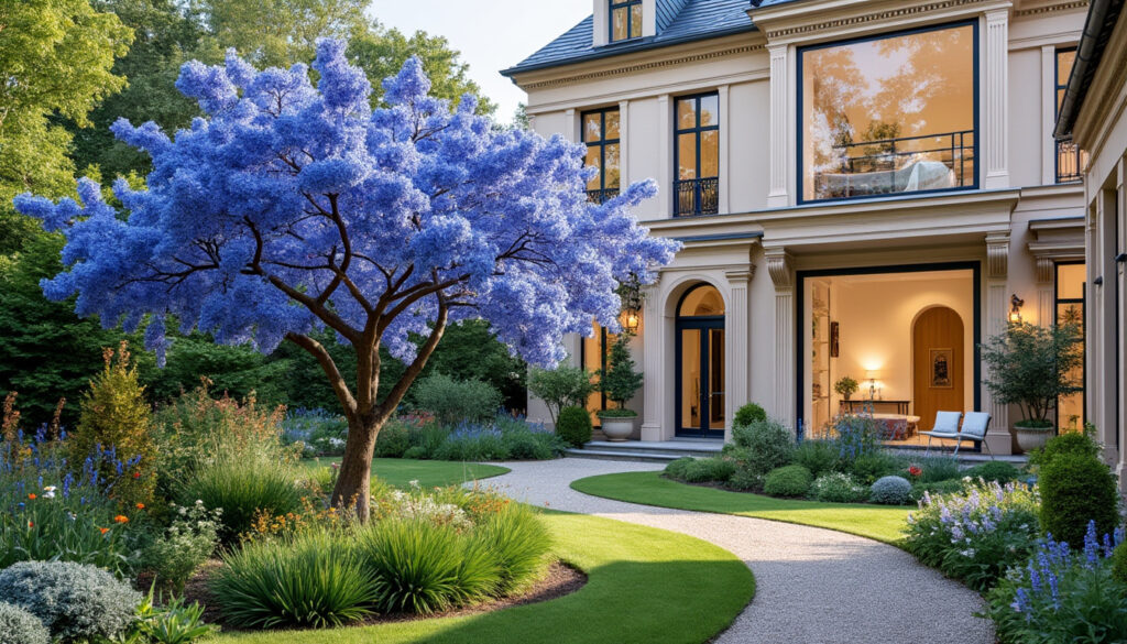 Blauwe bloem boom tuin : Namen en tips