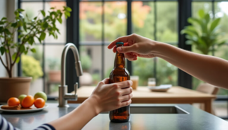 Fles openen zonder opener trucje : Snelle tips