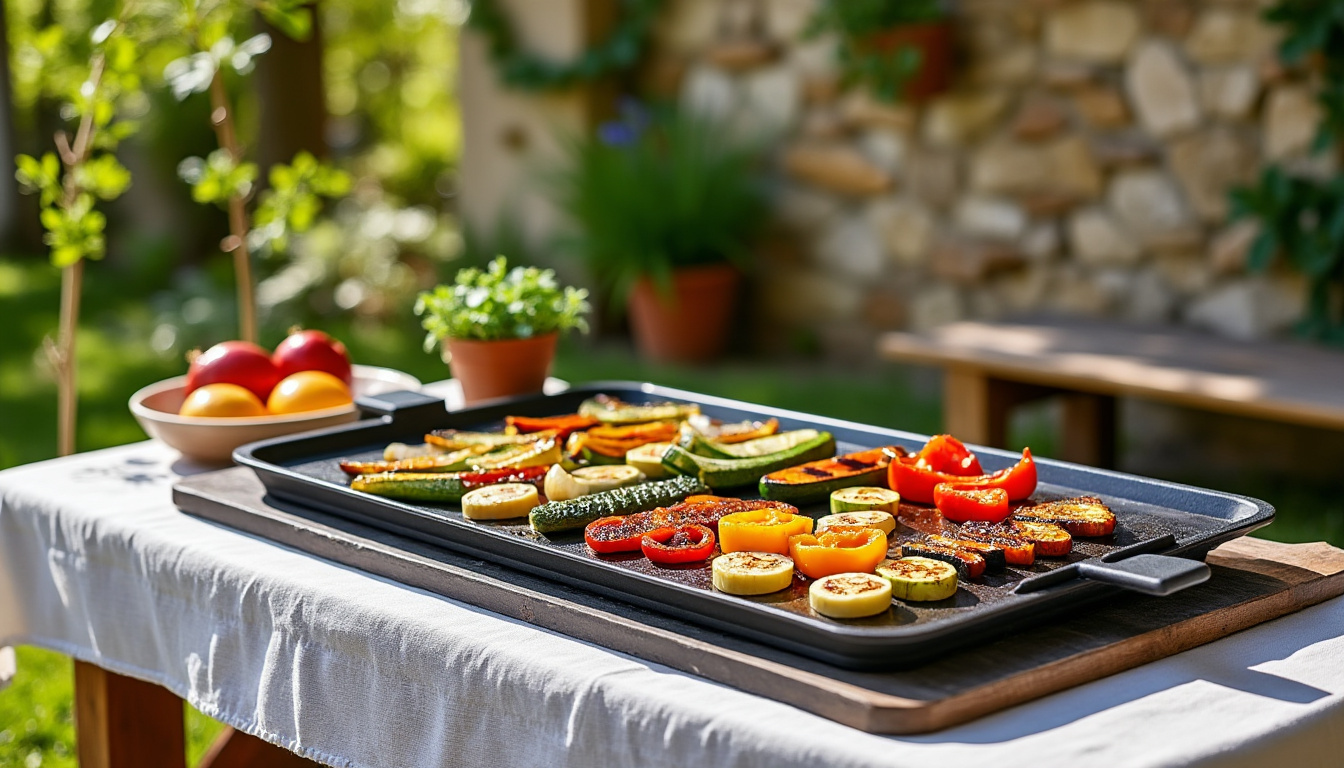 ontdek heerlijke tips en recepten om groenten op de plancha in je tuin te bereiden. eenvoudig, gezond en smaakvol koken voor elke gelegenheid.