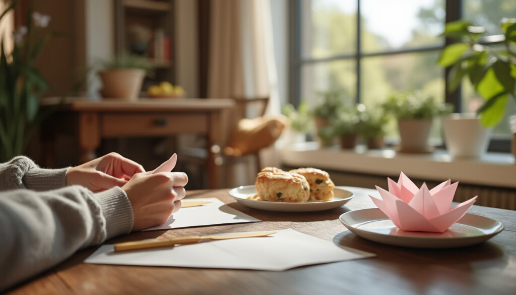 Origami bloem vouwen makkelijk : Stap voor stap